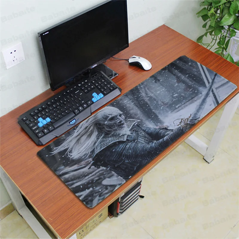 Babaite Your Own Mats Game Of Throne  Natural Rubber Gaming mousepad Desk Mat Free Shipping Large Mouse Pad Keyboards Mat
