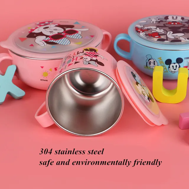 6-piece Disney Kids Dinnerware Sets Child Assisted Dishes Bowl Baby Feeding Mickey Minnie Milk Cup Chopsticks Spoon Fork Sets 6-piece Disney Kids Dinnerware Sets Child Assisted Dishes Bowl Baby Feeding Mickey Minnie Milk Cup Chopsticks Spoon Fork Sets
