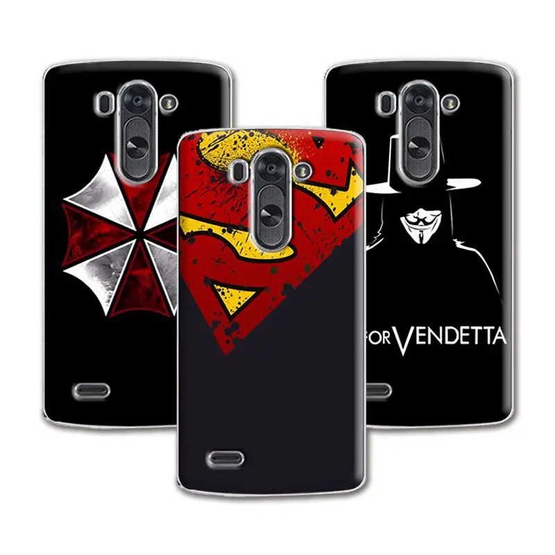 

New Fashion Phone Case Hard Plastic Dark Man Case For LG G3 Beat / LG G3 S / LG G3 mini D722 D725 D728 D724 (For 5 inch) Cover