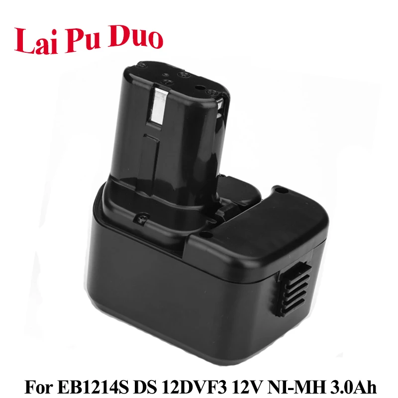 Перезаряжаемая батарея DS12DVF2 FWH12DF EB1220HL EB1220HS WH12DM2 EB1230X для Hitachi 12 В 3 0 Ач Ni MH EB1214S
