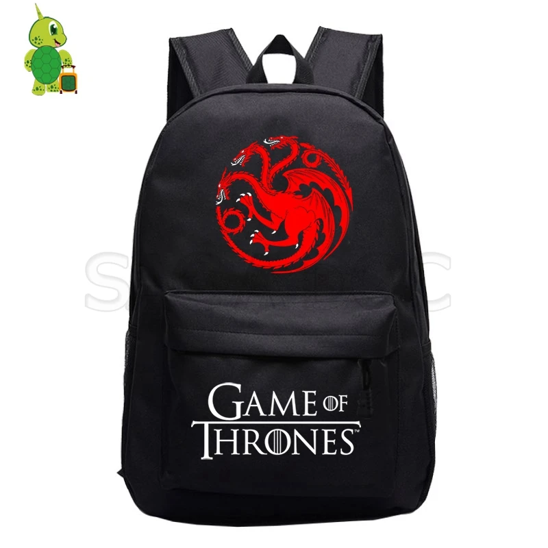 لعبة من عروش ظهره البيت ستارك Targaryen المدرسة أكياس للمراهقات الفتيان اليومية كمبيوتر محمول على ظهره عارضة حقائب السفر لعبة من عروش ظهره البيت ستارك Targaryen المدرسة أكياس للمراهقات الفتيان اليومية كمبيوتر محمول على ظهره عارضة حقائب السفر