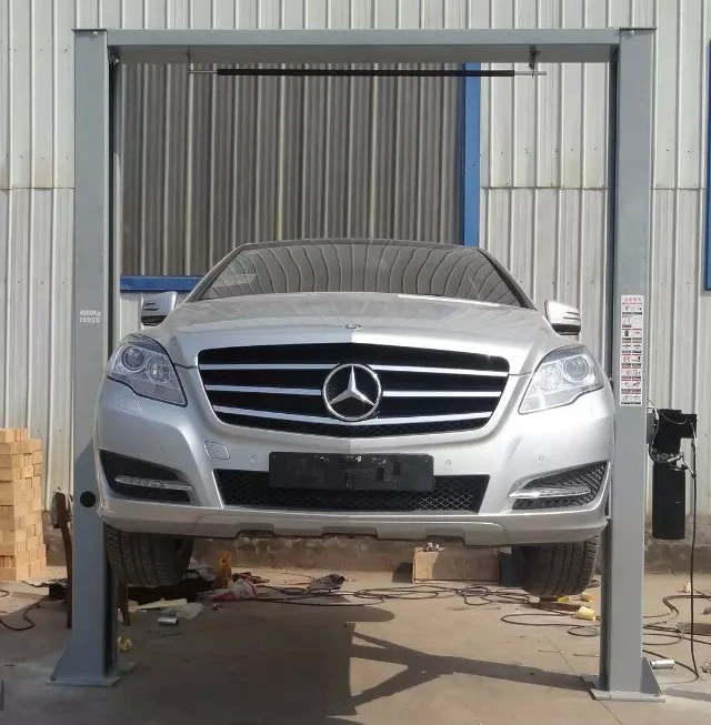 

4 Tons Gantry Double Column Lifting Machine For Car and Truck Manual Lock Release Top Bar Design