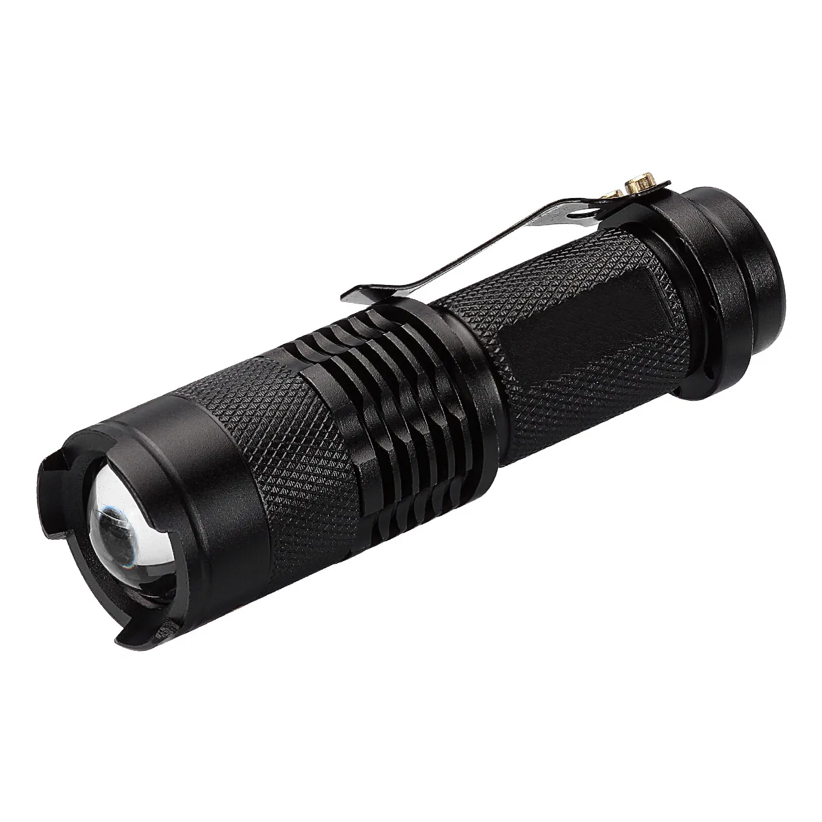 Мини Мощный тактический ручной светодиодный фонарик 3 режима масштабируемый водонепроницаемый портативный фонарик 14500/AA батареи- M25
