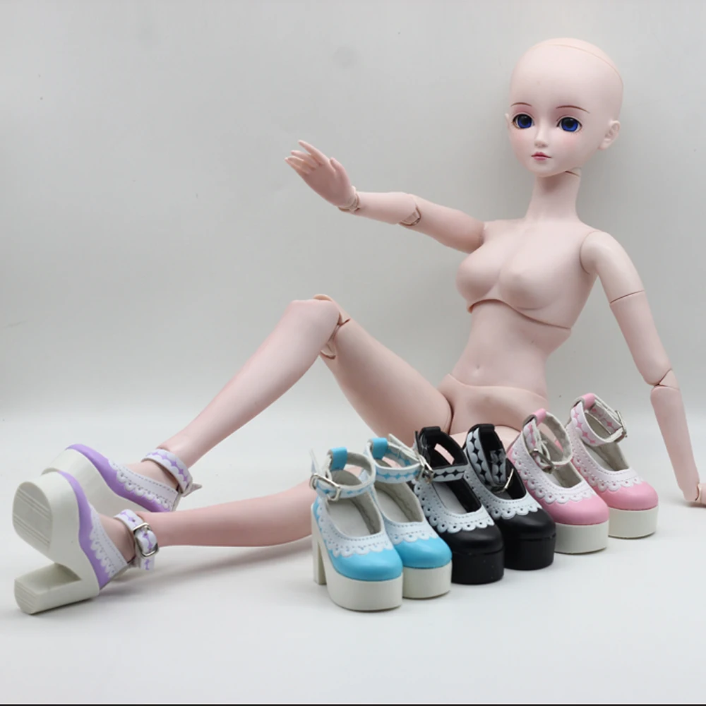 1 пара 7,8 см кружевные туфли на высоком каблуке для 1/3 BJD SD аксессуары для кукол игрушки для девочек детские куклы