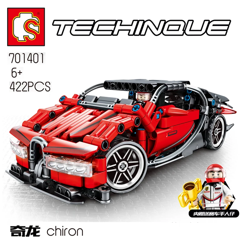 lego bugatti red