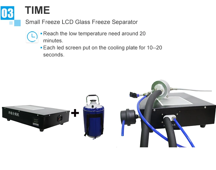 High Efficiency Newest Cheaper 3 in 1 Liquid Nitrogen Freeze Screen Separating Machine for Samsung S7 edge LCD and Glass Split (4)