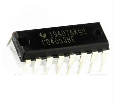 Новый аналоговый коммутационный чип CD4053BE CD4053 IC в DIP 16|ic|ic chipic switch |