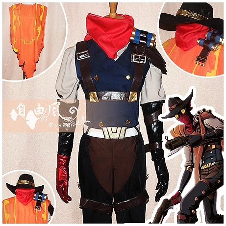 Free Shipping Lol High Noon Jhin Cosplay Costume Halloween Uniform Outfit Shirt Vest Pants Belt Cape Gloves Scarf Hat Belt Belt Gloves Gloveshat Hat Aliexpress