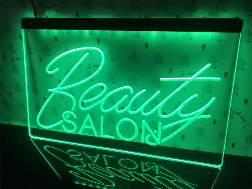 

I308- Beauty Salon Hair Nails OPEN NR LED Neon Light Sign