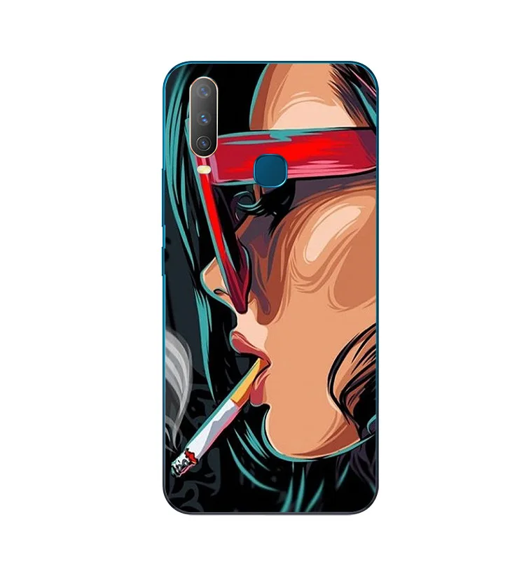 Чехол для VIVO Y17 силиконовый чехол с 3D принтом мягкий ТПУ 1902 Y 17 Y15 2019 Прозрачный