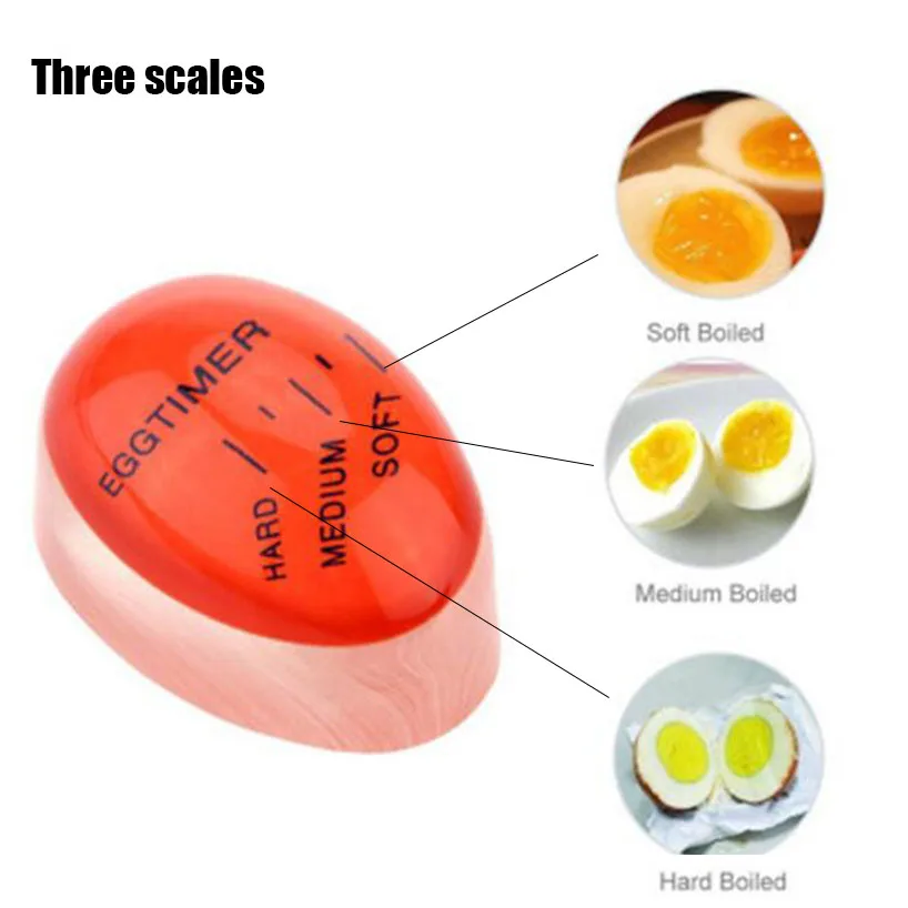 Материал Цвет Изменение Яйцо Таймер идеальный вареные яйца по температуре кухня помощник инструменты