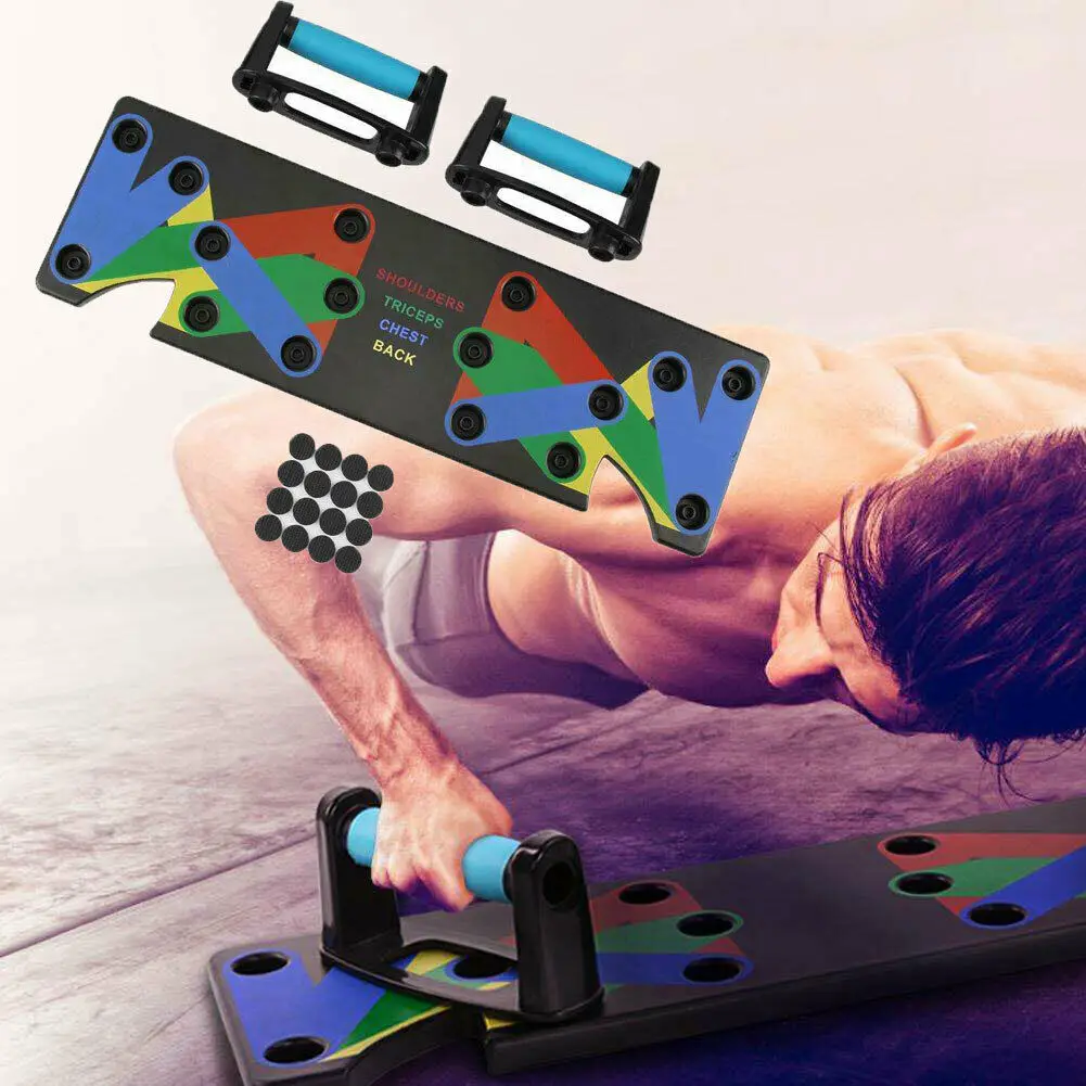 

9 in 1 Push Up Rack Board Men Women Comprehensive Fitness Exercise Push-up Stands Body Building Training System Home Equipment