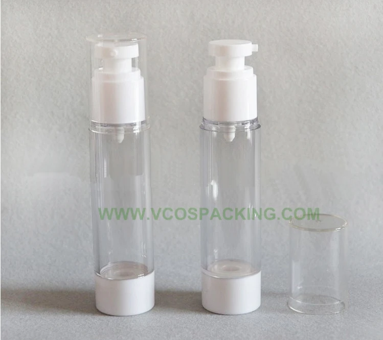 

100pcs/lot 50ml airless pump bottle lotion vacuum bottle essence bottle