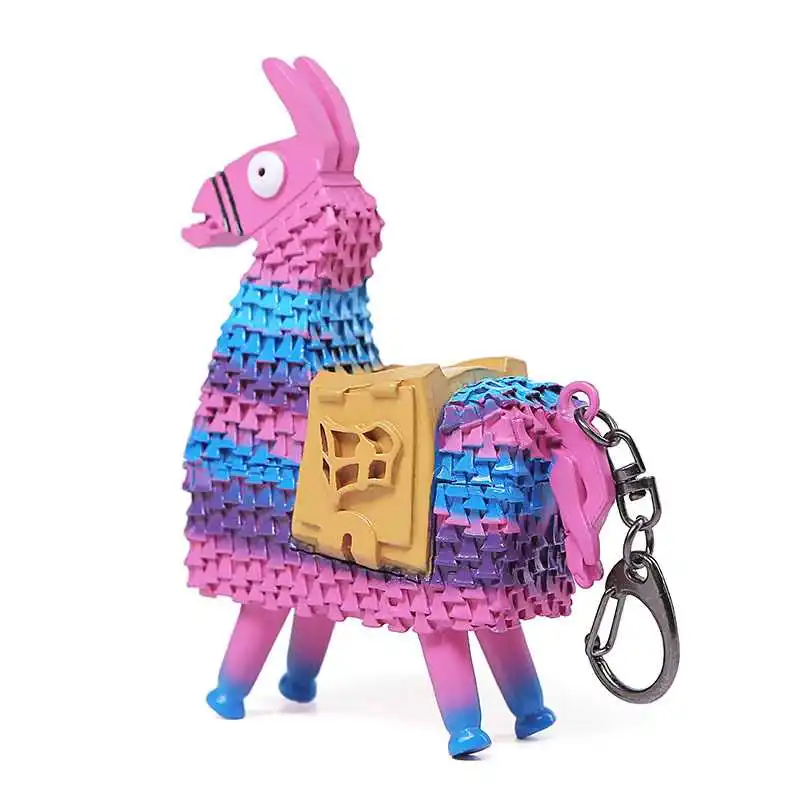 Fortnight Keychain Toys Battle Royale Metal Loot Llama