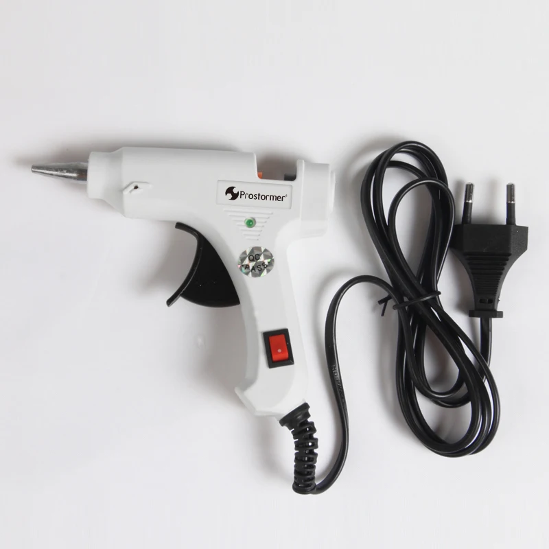 Prostormer 20W EU Plug Hot Glue Gun Professional High Temp Heater Repair Heat tool Industrial Mini Guns Temperature Tool Prostormer 20W EU Plug Hot Glue Gun Professional High Temp Heater Repair Heat tool Industrial Mini Guns Temperature Tool