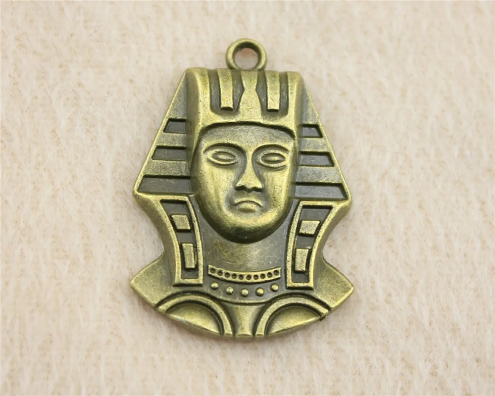 13pcs/lot 37*26mm ancient bronze Egypt Queen Cleopatra charm Pendants