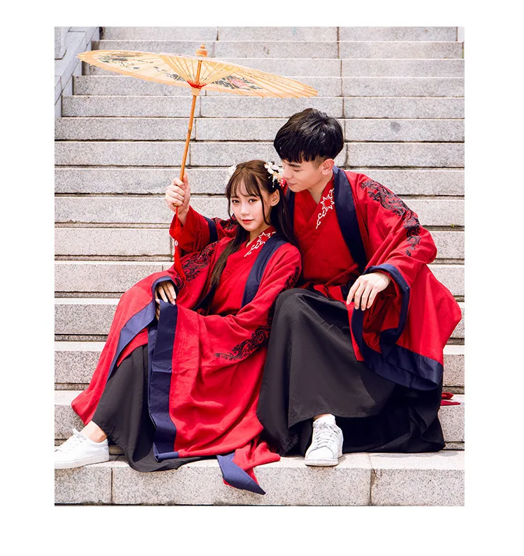 Hanfu Женский китайский костюм Китайский народный танец костюмы hanfu унисекс народное платье китайское свадебное платье Косплей Костюм плащи