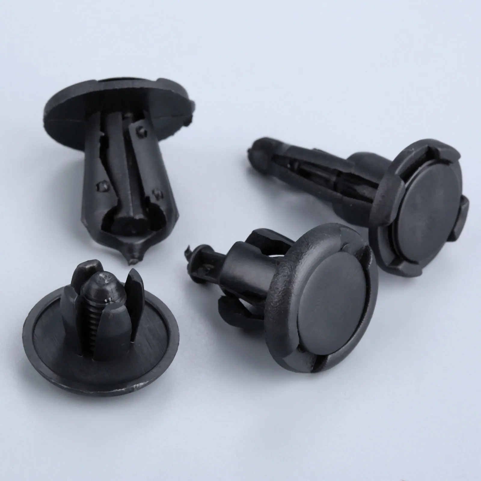 100 Push Rivet Fastener Bumper Mud Guard Flap Door Sill Trim Clips Fits For BMW