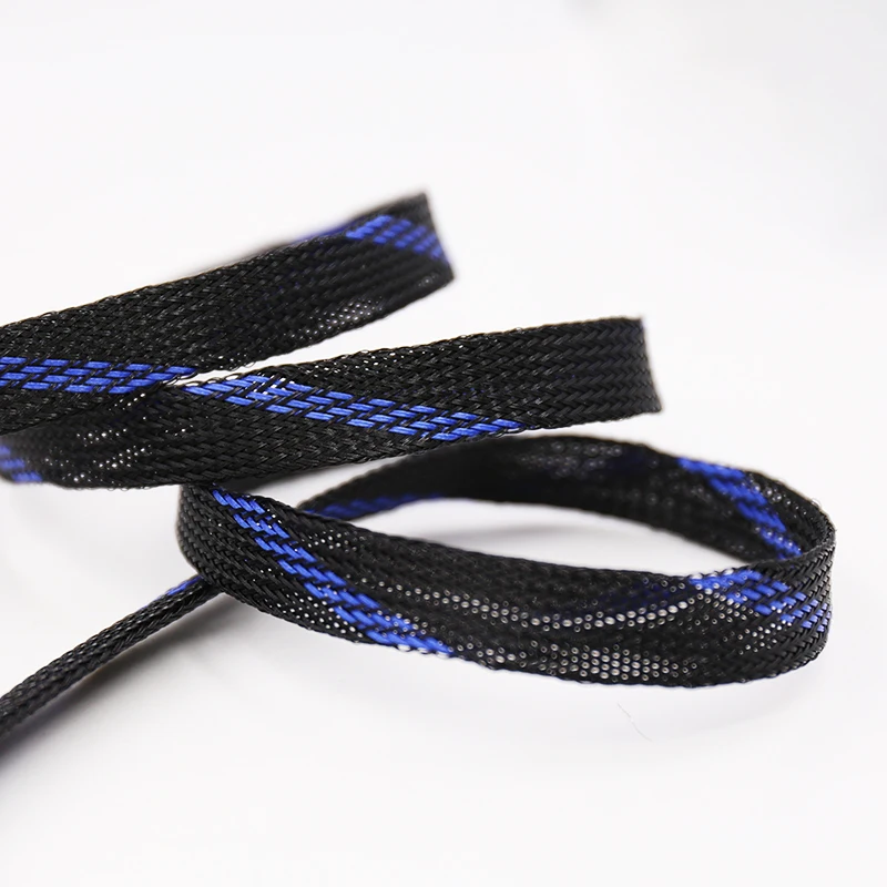 10M VLY001 16MM Nylon Mesh Braided Sleeving For DIY Power Cord Cable