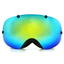 Copozz поляризованные лыжные очки 2 двойные линзы UV400 Анти-туман большой лыжные очки Горные лыжи очки для сноубординга