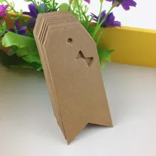 9.5*4.5 см Крафт Бланк отмечены ценник Ювелирные изделия нота в бабочка узел для подарка tagsaccept логотип