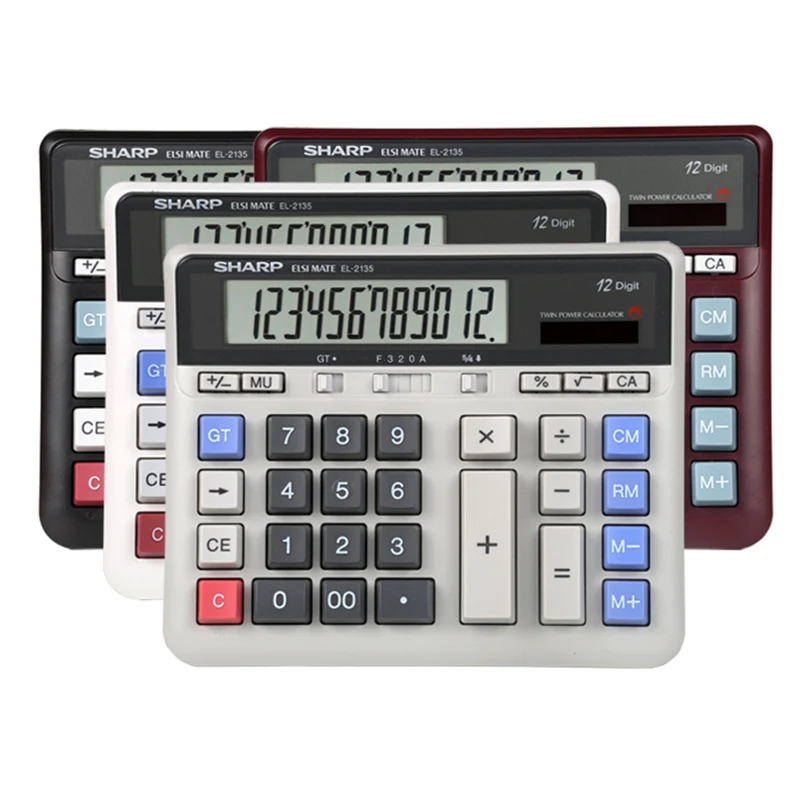 Sharp EL 2135 Computer Large Button Calculator Bank Financial