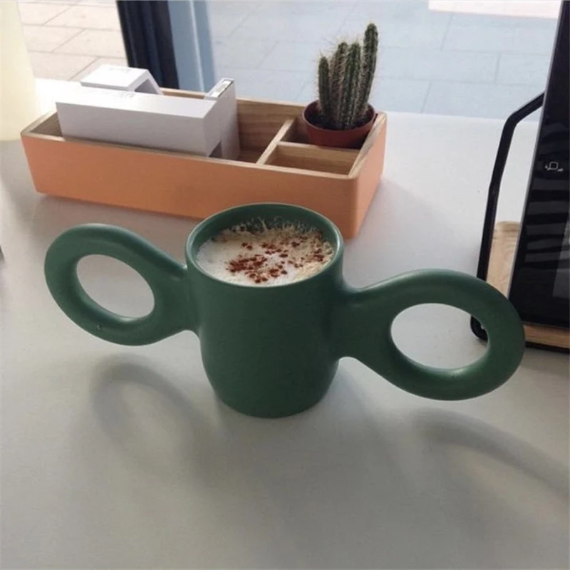 QuickDone -Candy -Color -Mug -Milk -Coffee -Drink -Cup -Instagram -Hot -style -Big -Ears -Baby -Children -Learn -Drink -Cup -Drop -Resistance -Cups -KC1652 (5)