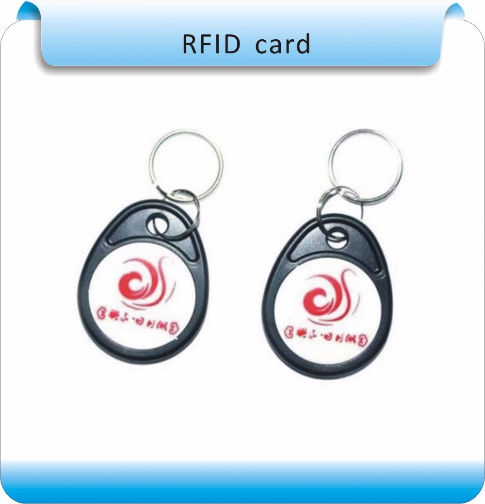 Бесплатная доставка 50 шт ABS Материал черные и белые 4 # TK4100 125 кГц RFID брелок