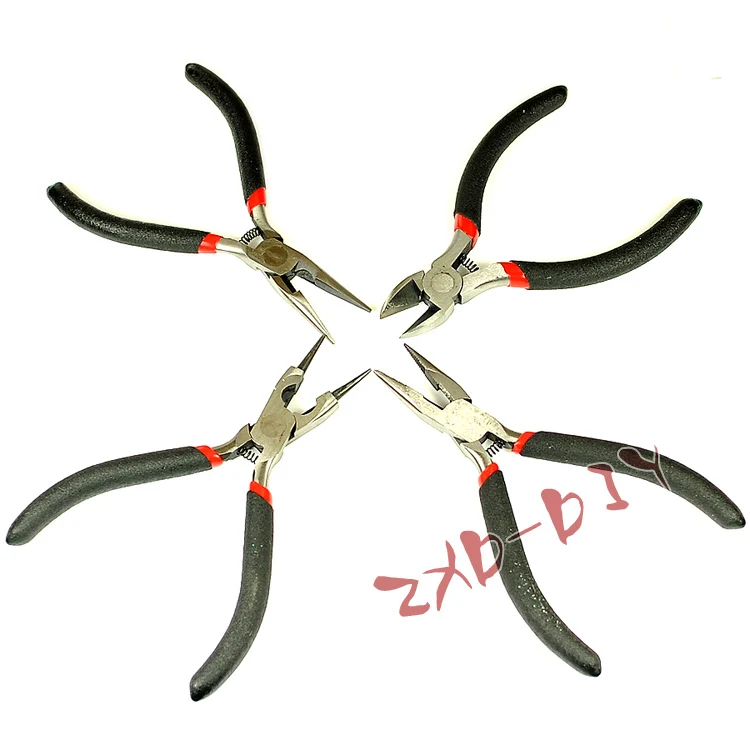 

Diy Hand Made Jewelry Tools & Equipments Diagonal Pliers With Spring Long Flat Nose Pliers For Jewelry Making Supplies