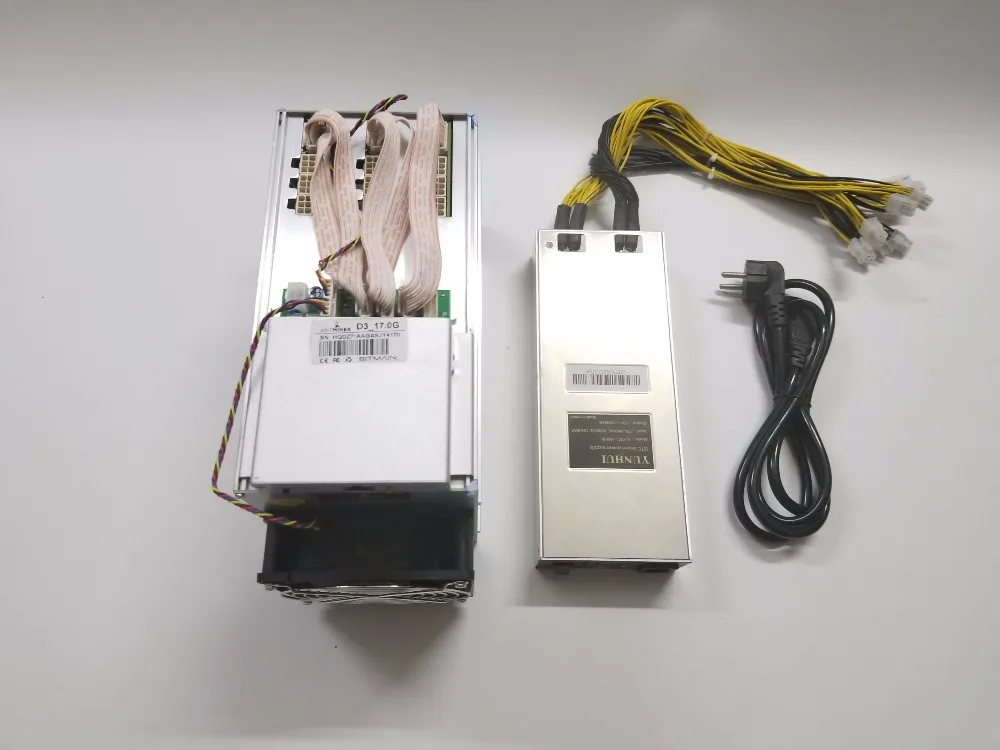 YUNHUI DASH MINER ANTMINER D3 17GH/s 1200W(с блоком питания) BITMAIN X11 dash Майнер может Майнер BTC на nicehash