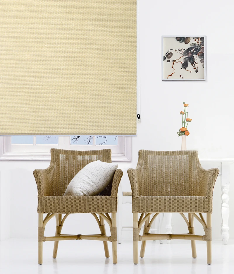 

High Quality Roller blinds Style Paper Jute Blinds paper blinds Haoyan 2011A