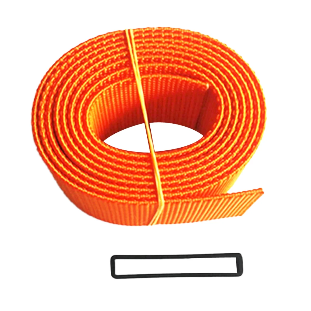 Perfeclan Durable Strong 150cm Orange Scuba Diving Weight Belt Webbing Strap Snorkeling Gear Attachment Equipment