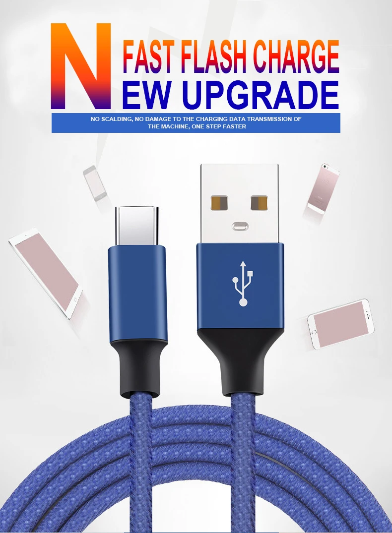 Для iphone xr 1 м USB кабель Быстрая зарядка для Xiaomi Redmi Note 5 9 Pro Android Мобильный кабель передачи данных телефона для samsung S7 usb type-C
