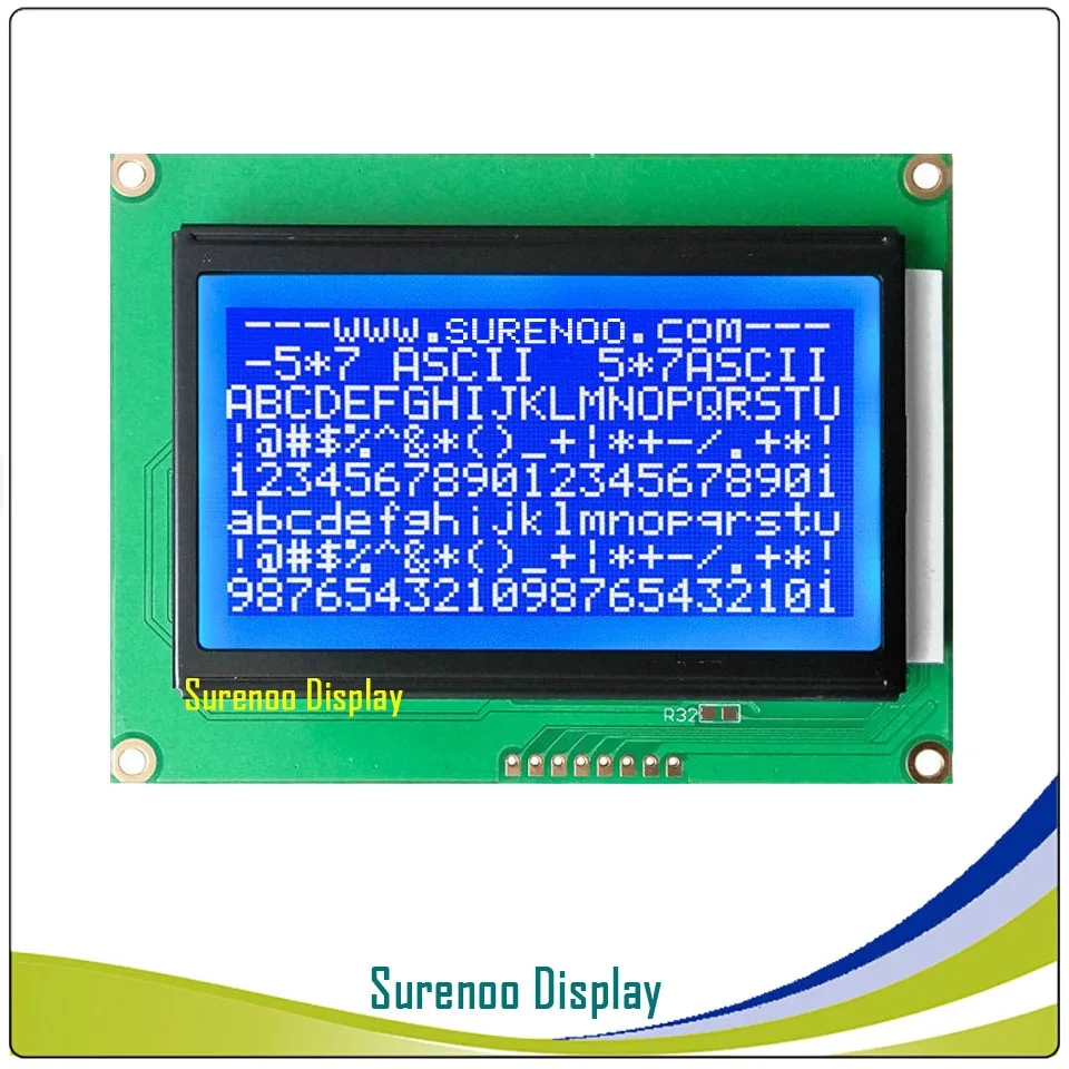 Графическая матрица I2C IIC 12864 128*64 93 Х70 мм ЖК модуль экран дисплея для Arduino ABS рамка 5 0