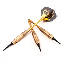 3 шт./компл. 20 г профессиональный мягкий наконечник медные дартсы электронный дартс с рамкой листья flightsdarts дизайн Дартс