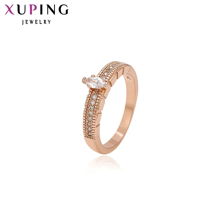 

Xuping Fashion Ring Special Design Rings for Women High Quality Rose Gold Color Plated Jewelry Valentine's Gift S24,1-13418