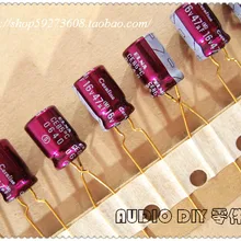 10 шт./30 шт. ELNA Позолоченные ножки фиолетовый красный халат Cerafine 47 мкФ/16 в электролитические конденсаторы для аудио(оригинальная коробка