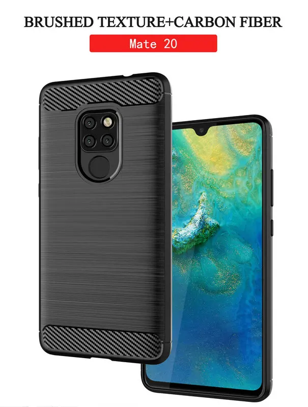 

Cover for Huawei Mate 20 Case Silicone Armor Bumper Shockproof Cover Cases for Huawei Mate 20 HMA-AL00 HMA-L09 HMA-L29 HMA-TL00