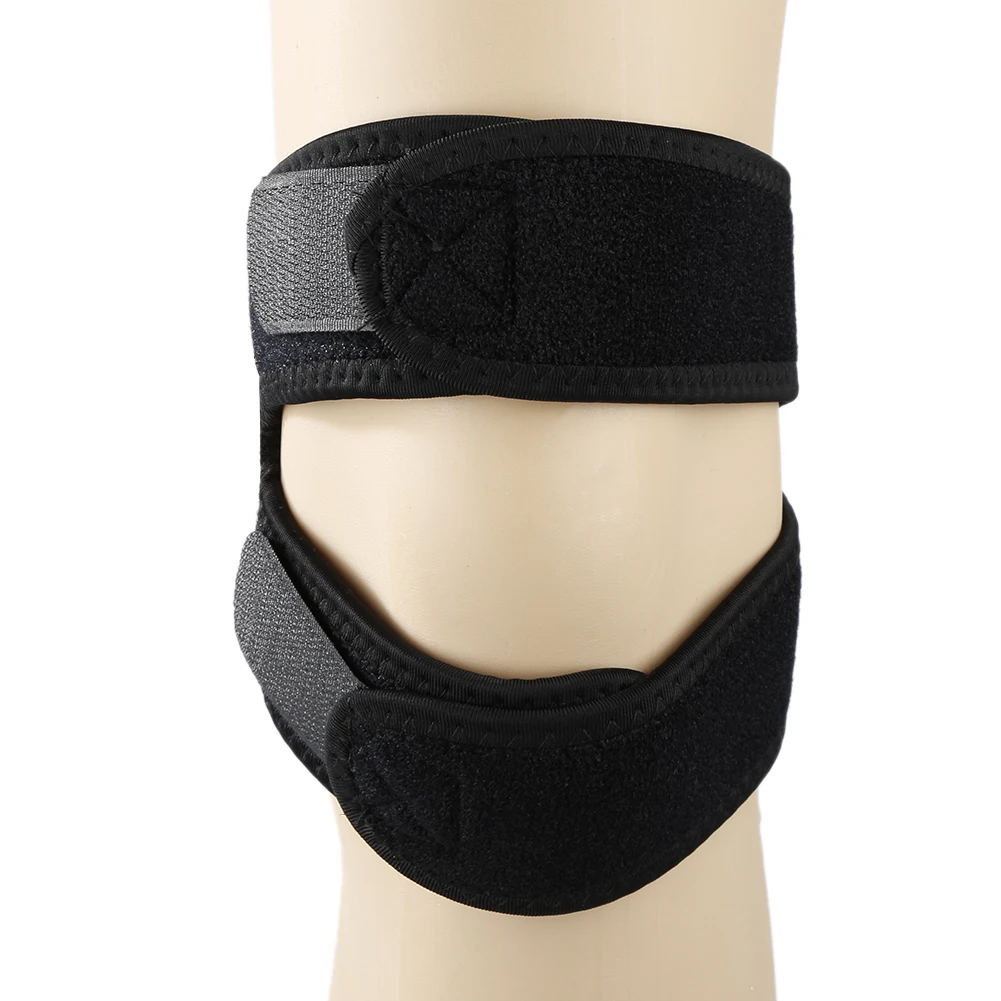 Double Patella Knee Brace Strap Support Pad Sport Injury Arthritis