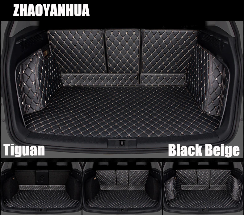 ZHAOYANHUA Custom fit car trunk mats luggage mats Cargo Liner for VW