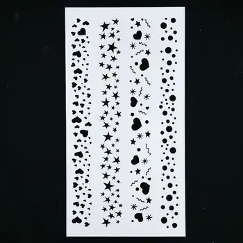 

1PC Star Heart Round Shape Reusable Stencil Airbrush Painting Art DIY Home Decor Scrap booking Album Crafts