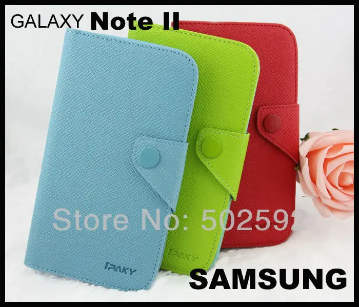 3 piecesX 2013 Flip Case stand Leather cover new Design cases For Samsung Galaxy Note 2 II N7100 mobile phone+free shipping |