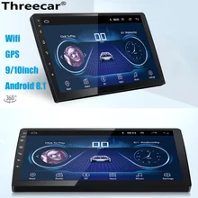 9/10 Pollici Android 8.1 Universal Car Radio 2din android Car Lettore DVD Radio di NAVIGAZIONE di GPS WIFI Bluetooth Lettore MP5 Posteriore macchina fotografica