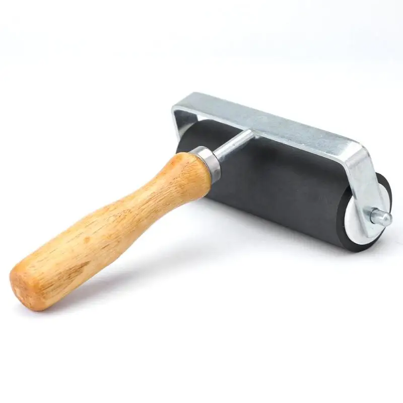 

Wood Handle Rubber Roller Brush DIY Diamond Painting Brushing Craft Tools Multifunction Art Drawing Tools Fashion Roller Brush