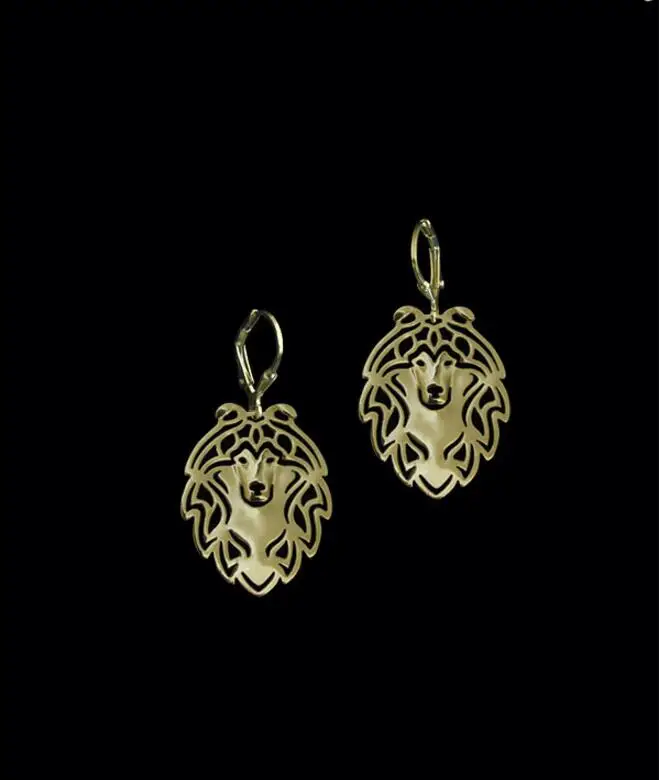 

Wholesale Hippie style Shetland Sheepdog Earrings Girl Gift Jewelry Idea -12Pairs/Lot