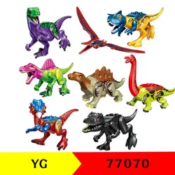 Динозавры юрского периода мир цифры вариации Velociraptor собрать Конструкторы Классический игрушка-лучший подарок для мальчика совместимый с