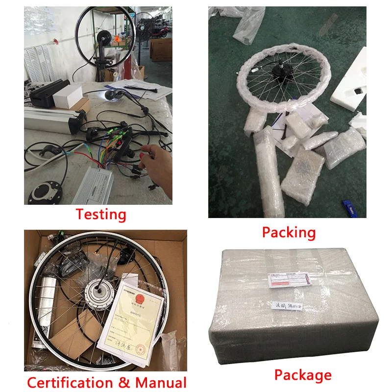 Sale 36V 500W E Bike Kit Samsung 36V 12AH Battery Electric Bike Kit for 20" 26" 700C 28" Motor Wheel ebike Kit bicicleta electrica 5