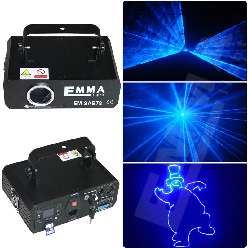 Buy 1W blue Laser Light 3D Laser Light Show 1000MW