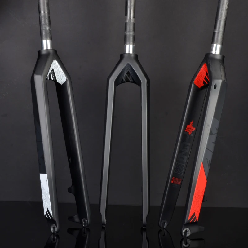 2014 Новый AM TG6 26/27. 5/29er pouces 3 K fourche en fiber de carbone vélo vtt route VTT piéces 1 1/8|Велосипедная вилка| |