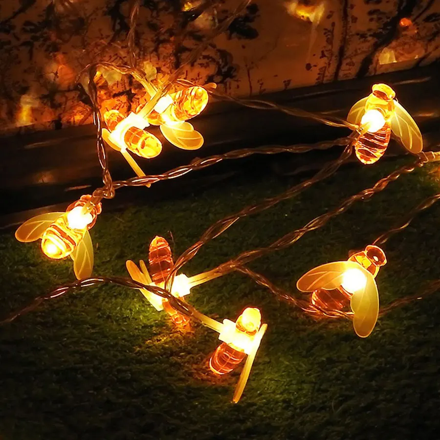 honey bee string lights